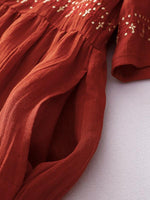 Maxi Jurk met Borduurdetails - Maxi Dresses - Jurkjes.co