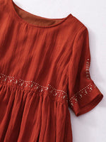 Maxi Jurk met Borduurdetails - Maxi Dresses - Jurkjes.co