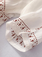 Maxi Jurk met Borduurdetails - Maxi Dresses - Jurkjes.co