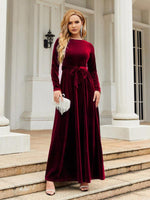 Maxi Jurk met Ceintuur en Luxe Look - Maxi Dresses - Jurkjes.co
