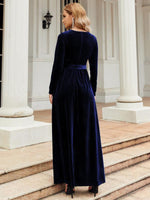 Maxi Jurk met Ceintuur en Luxe Look - Maxi Dresses - Jurkjes.co