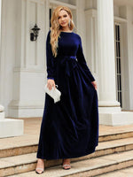 Maxi Jurk met Ceintuur en Luxe Look - Maxi Dresses - Jurkjes.co