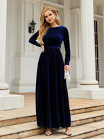 Maxi Jurk met Ceintuur en Luxe Look - Maxi Dresses - Jurkjes.co