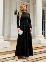 Maxi Jurk met Ceintuur en Luxe Look - Maxi Dresses - Jurkjes.co