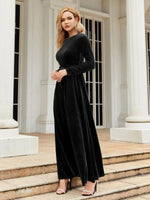Maxi Jurk met Ceintuur en Luxe Look - Maxi Dresses - Jurkjes.co