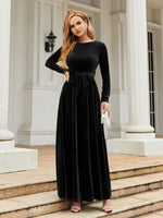 Maxi Jurk met Ceintuur en Luxe Look - Maxi Dresses - Jurkjes.co