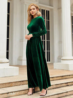 Maxi Jurk met Ceintuur en Luxe Look - Maxi Dresses - Jurkjes.co