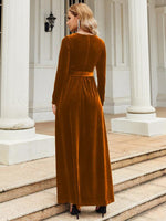 Maxi Jurk met Ceintuur en Luxe Look - Maxi Dresses - Jurkjes.co