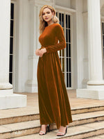 Maxi Jurk met Ceintuur en Luxe Look - Maxi Dresses - Jurkjes.co