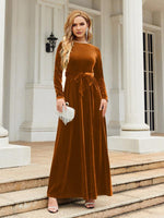 Maxi Jurk met Ceintuur en Luxe Look - Maxi Dresses - Jurkjes.co
