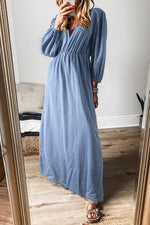 Maxi Jurk met Diepe V-hals - Maxi Dresses - Jurkjes.co
