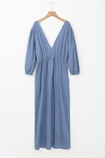Maxi Jurk met Diepe V-hals - Maxi Dresses - Jurkjes.co