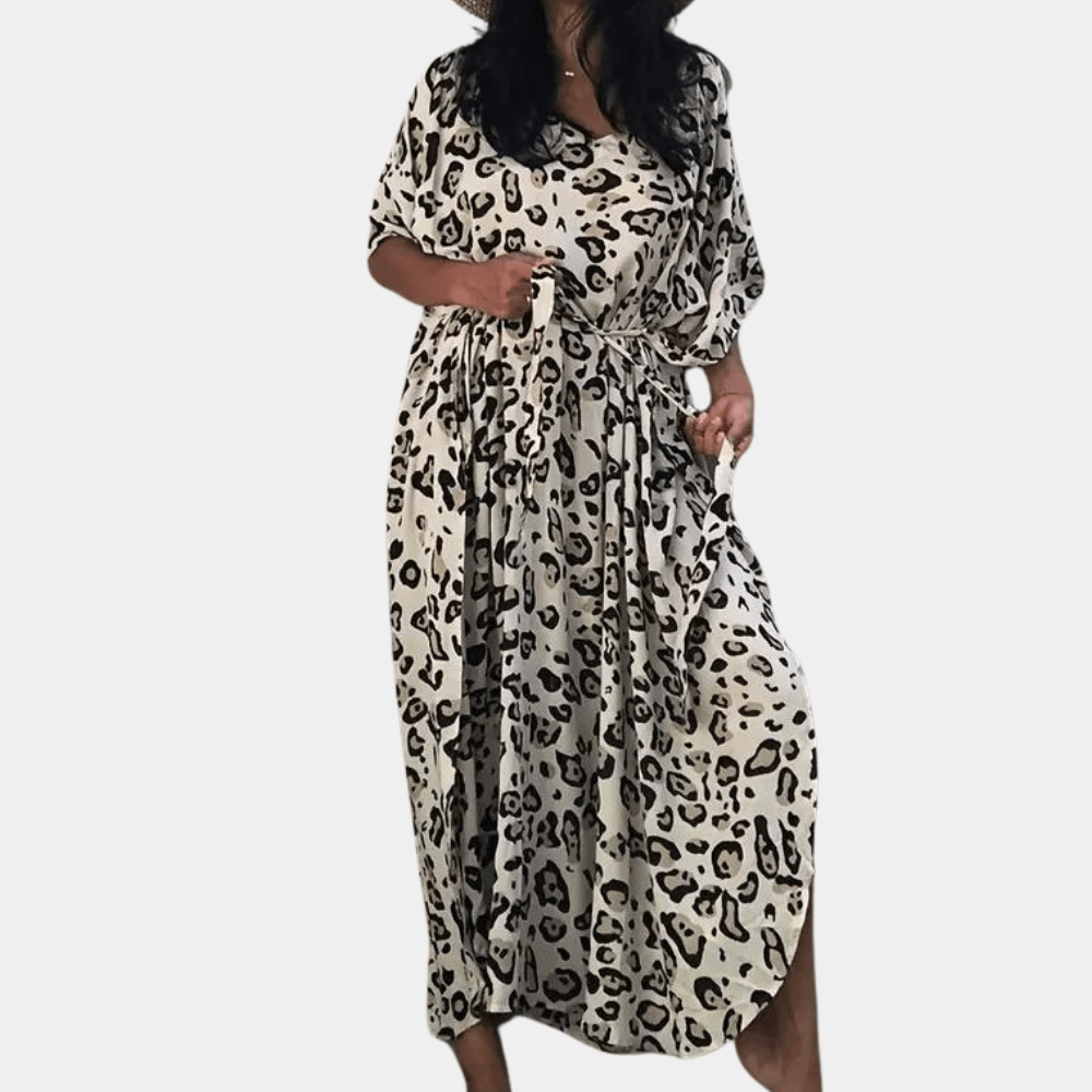 Maxi-jurk met Dierenprint - Dresses - Jurkjes.co