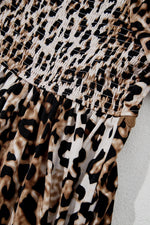 Maxi Jurk met Dierenprint en Knoopdetail - Maxi Dresses - Jurkjes.co