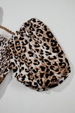 Maxi Jurk met Dierenprint en Knoopdetail - Maxi Dresses - Jurkjes.co