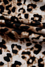 Maxi Jurk met Dierenprint en Knoopdetail - Maxi Dresses - Jurkjes.co