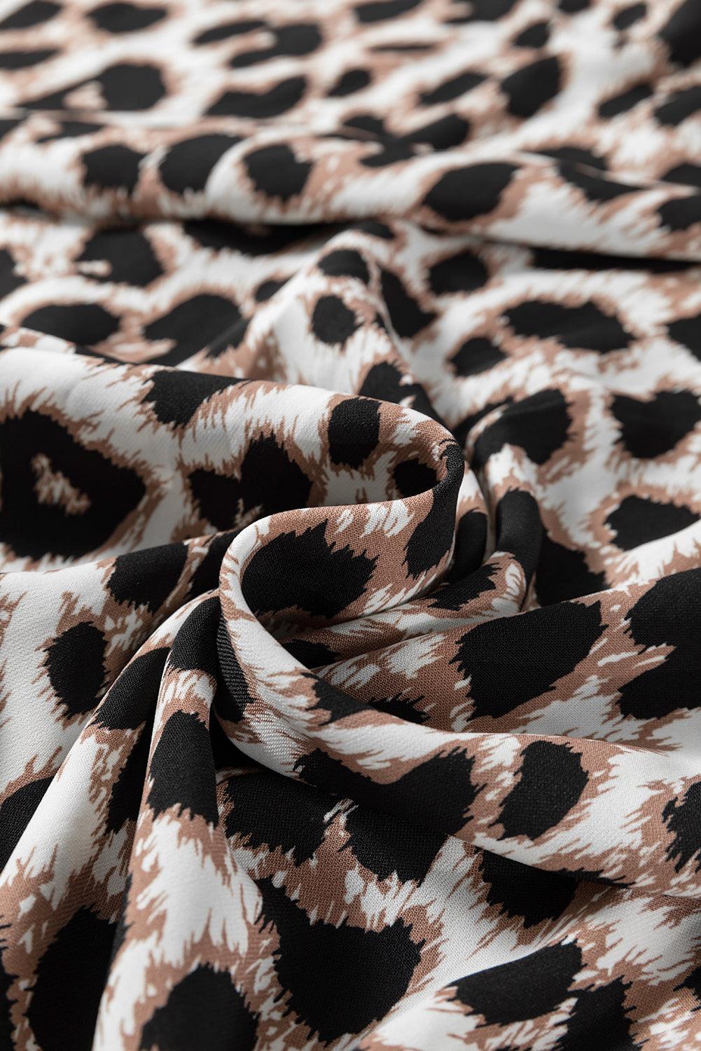 Maxi Jurk met Dierenprint en V-hals - Maxi Dresses - Jurkjes.co