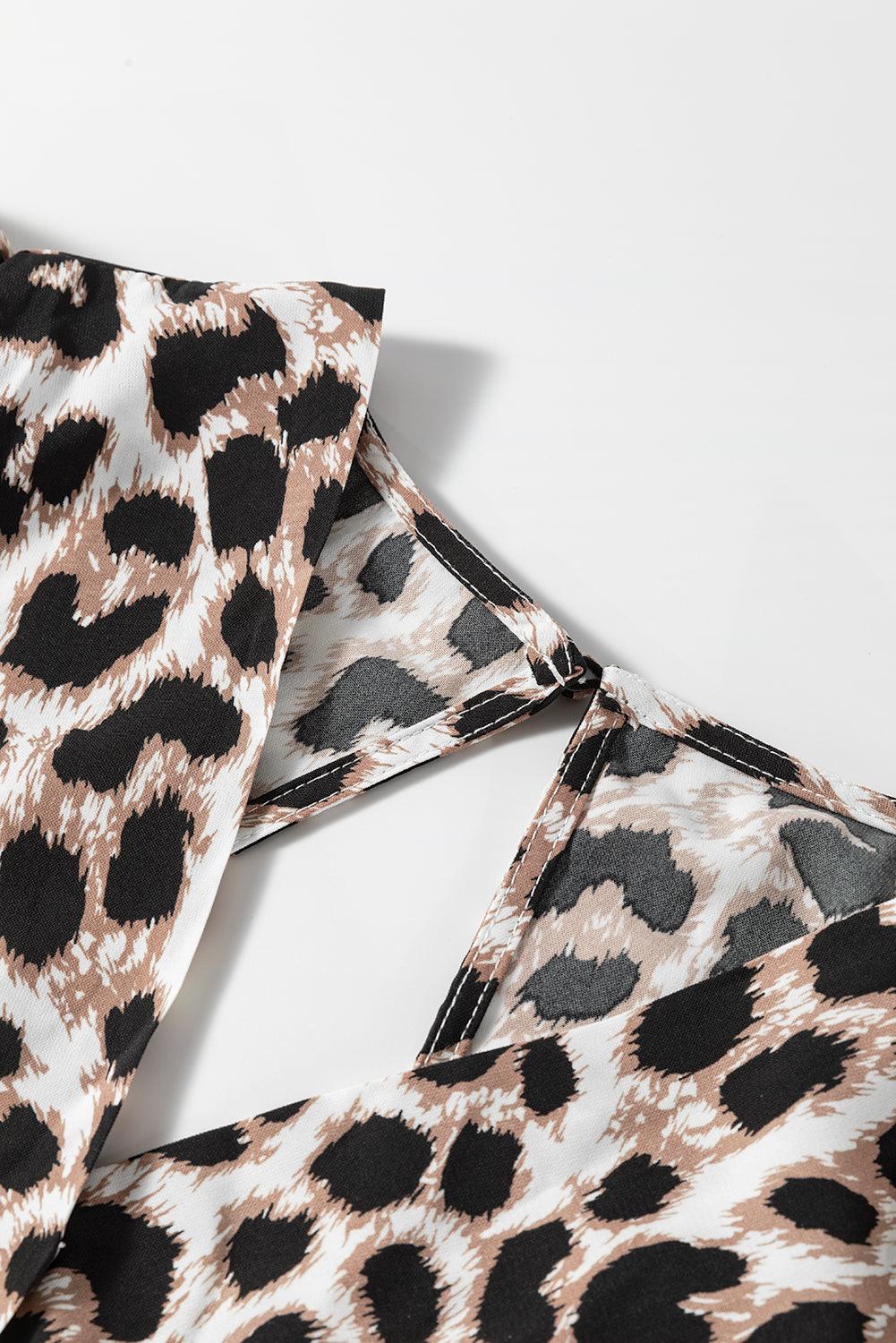 Maxi Jurk met Dierenprint en V-hals - Maxi Dresses - Jurkjes.co