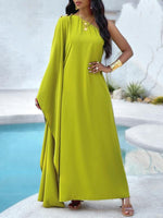 Maxi Jurk met Eén-Schouder Ontwerp - Mini Dresses - Jurkjes.co