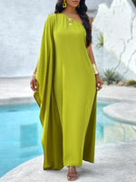 Maxi Jurk met Eén-Schouder Ontwerp - Mini Dresses - Jurkjes.co