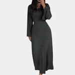 Maxi Jurk met Effen Ontwerp - CB - Dresses - Jurkjes.co