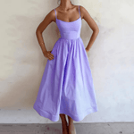 Maxi Jurk met Effen Ontwerp - Women Summer Dress - Jurkjes.co