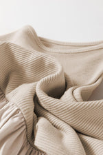 Maxi Jurk met Effen Rimpelrok - Maxi Dresses - Jurkjes.co