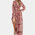 Maxi Jurk met Elegante Bloemenprint - Women Summer Dress - Jurkjes.co
