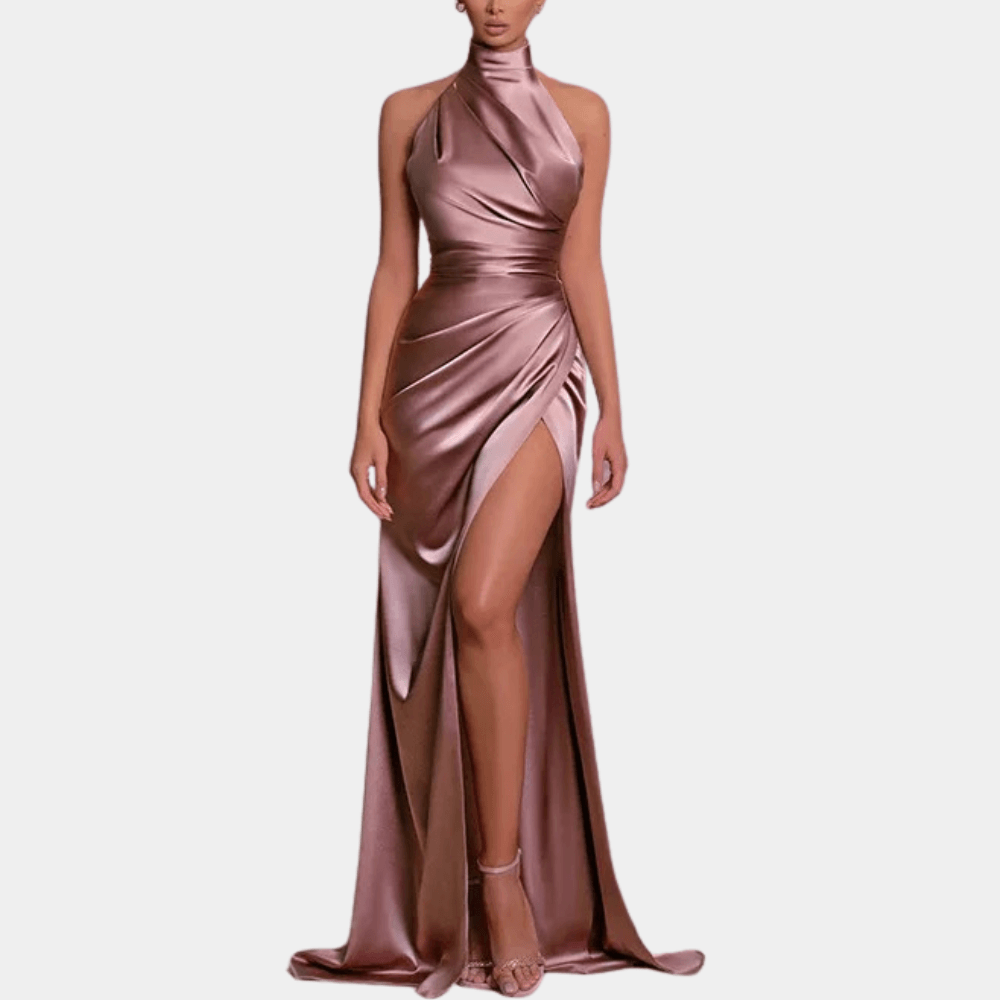 Maxi-jurk met Elegante Drapering - CB - Dresses - Jurkjes.co