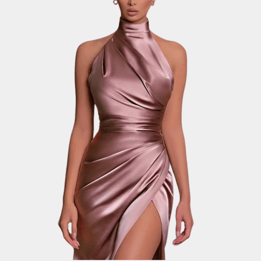 Maxi-jurk met Elegante Drapering - CB - Dresses - Jurkjes.co