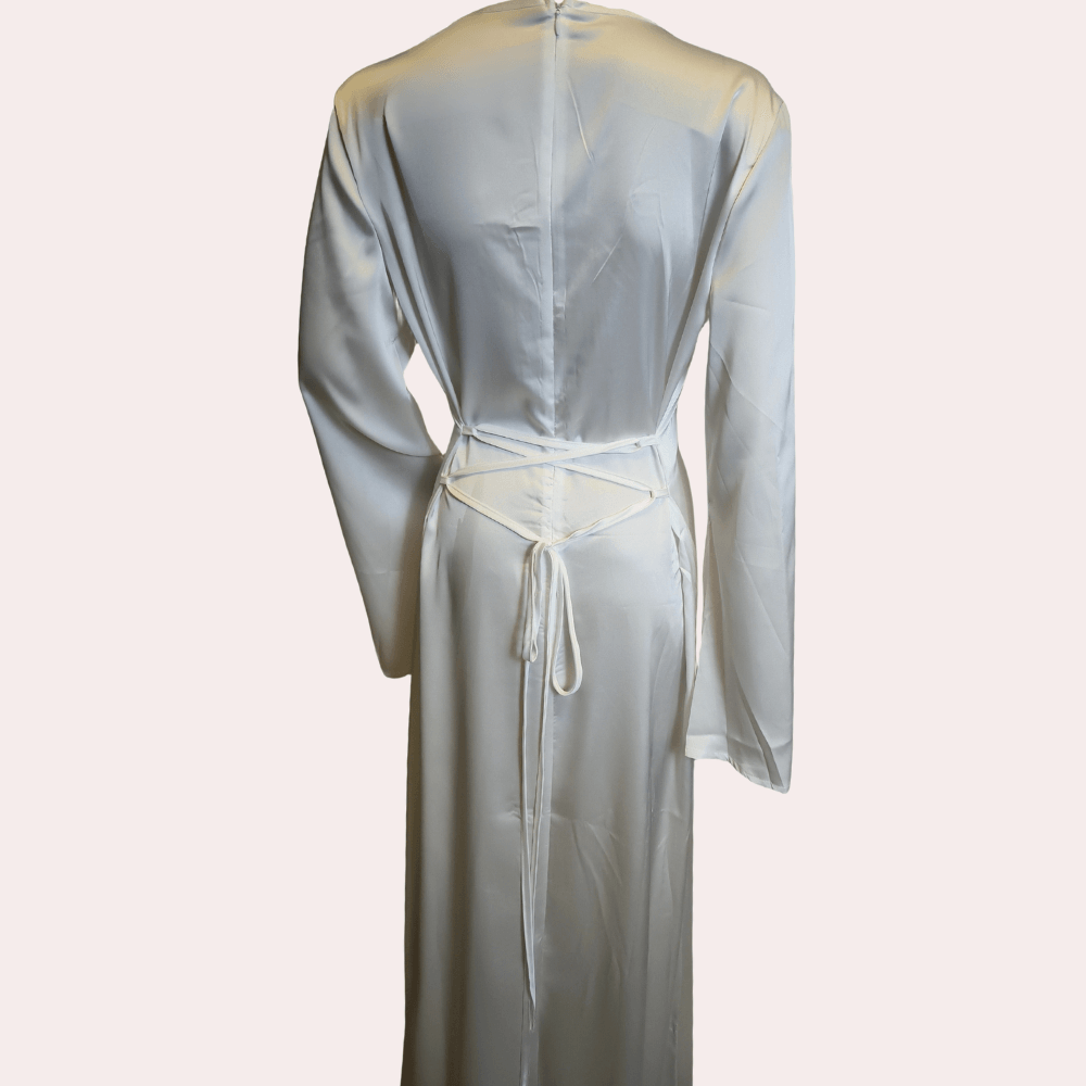 Maxi Jurk met Elegante Flare Mouwen - CB - Dresses - Jurkjes.co