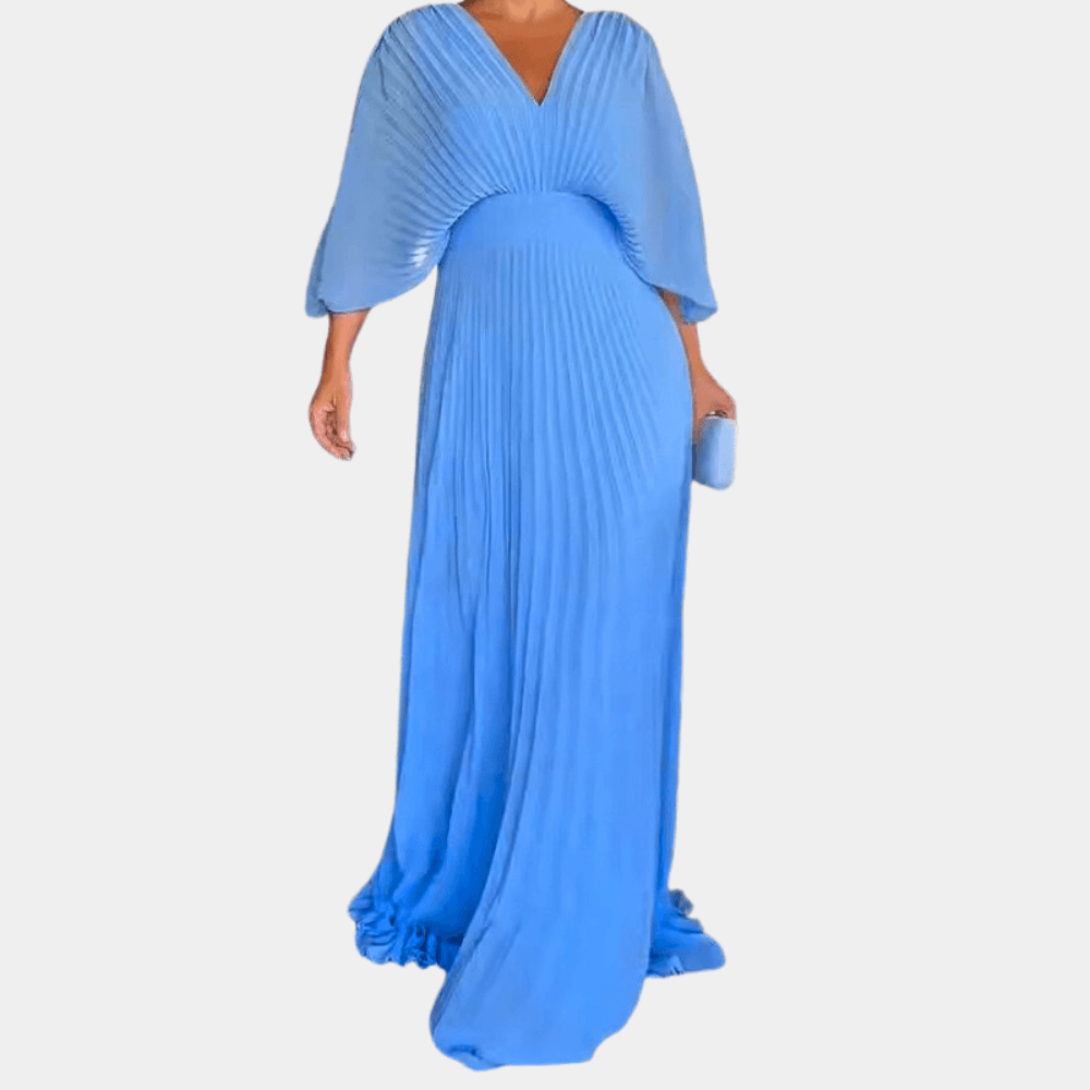 Maxi Jurk met Elegante Plissé - Women Summer Dres - Jurkjes.co