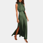 Maxi Jurk met Elegante Split - CB- Dresses - Jurkjes.co