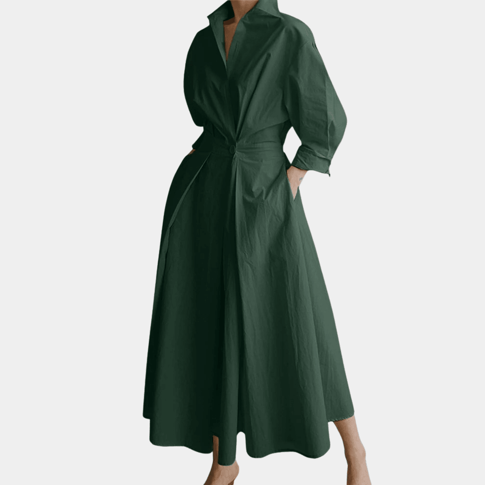 Maxi Jurk met Elegante V-hals - Women Summer Dress - Jurkjes.co