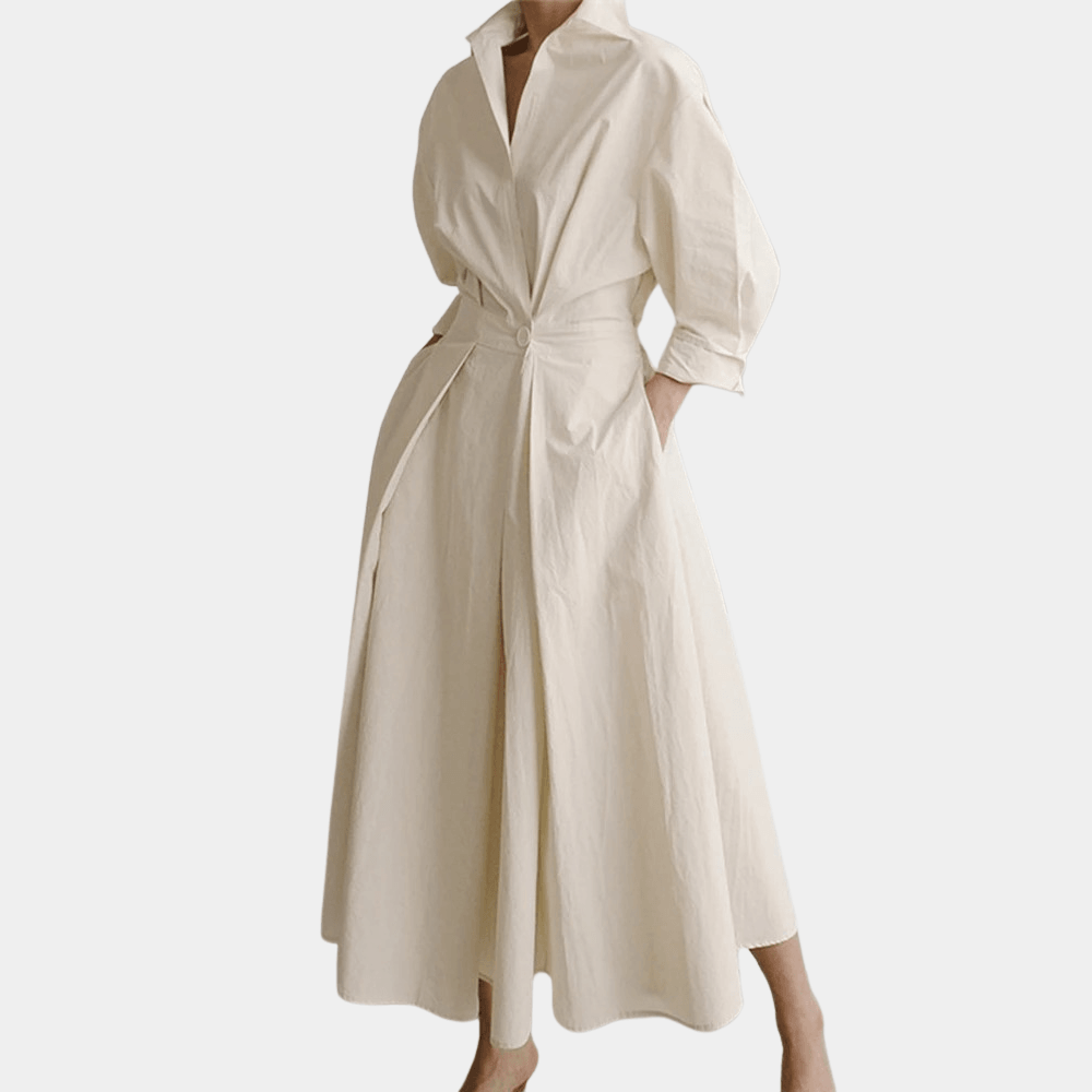 Maxi Jurk met Elegante V-hals - Women Summer Dress - Jurkjes.co