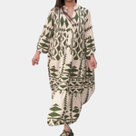 Maxi Jurk met Geometrisch Patroon - CB - Dress - Jurkjes.co