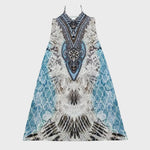 Maxi Jurk met Geometrisch Patroon - Dresses - Jurkjes.co