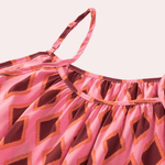 Maxi Jurk met Geometrisch Patroon - Dresses - Jurkjes.co