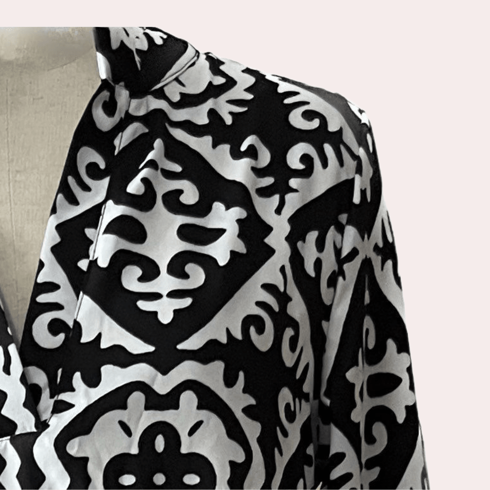 Maxi Jurk met Geometrisch Patroon - Dresses - Jurkjes.co