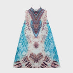 Maxi Jurk met Geometrisch Patroon - Dresses - Jurkjes.co