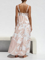 Maxi Jurk met Geometrisch Patroon - Group3 - Jurkjes.co