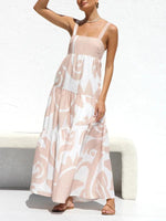 Maxi Jurk met Geometrisch Patroon - Group3 - Jurkjes.co