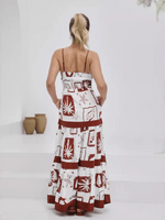 Maxi Jurk met Geometrisch Patroon - Group3 - Jurkjes.co