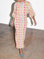 Maxi Jurk met Geometrisch Patroon - Maxi Dresses - Jurkjes.co