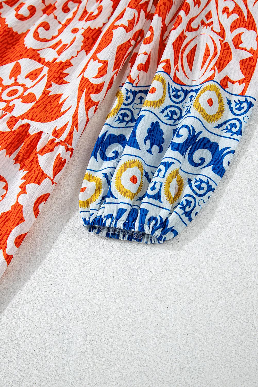 Maxi Jurk met Geometrisch Patroon - Maxi Dresses - Jurkjes.co