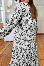Maxi Jurk met Geometrisch Patroon - Maxi Dresses - Jurkjes.co
