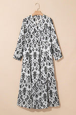 Maxi Jurk met Geometrisch Patroon - Maxi Dresses - Jurkjes.co
