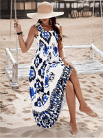 Maxi Jurk met Geometrisch Patroon - Maxi Dresses - Jurkjes.co