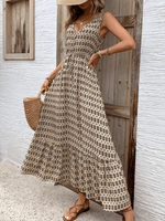 Maxi Jurk met Geometrisch Patroon - Maxi Dresses - Jurkjes.co