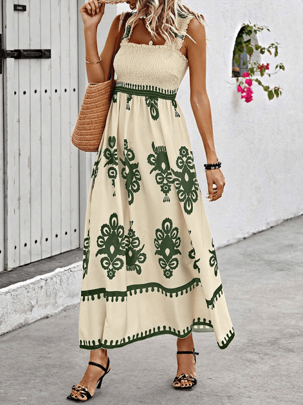 Maxi Jurk met Geometrisch Patroon - Maxi Dresses - Jurkjes.co